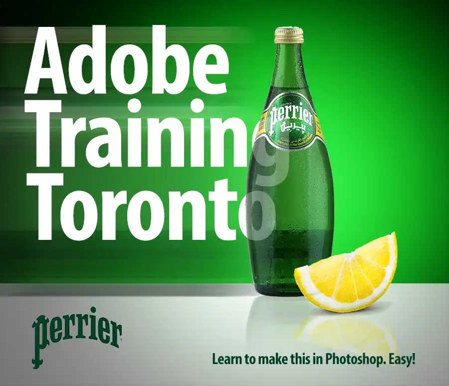 One of our Photoshop projects. AdobeTrainingToronto.com